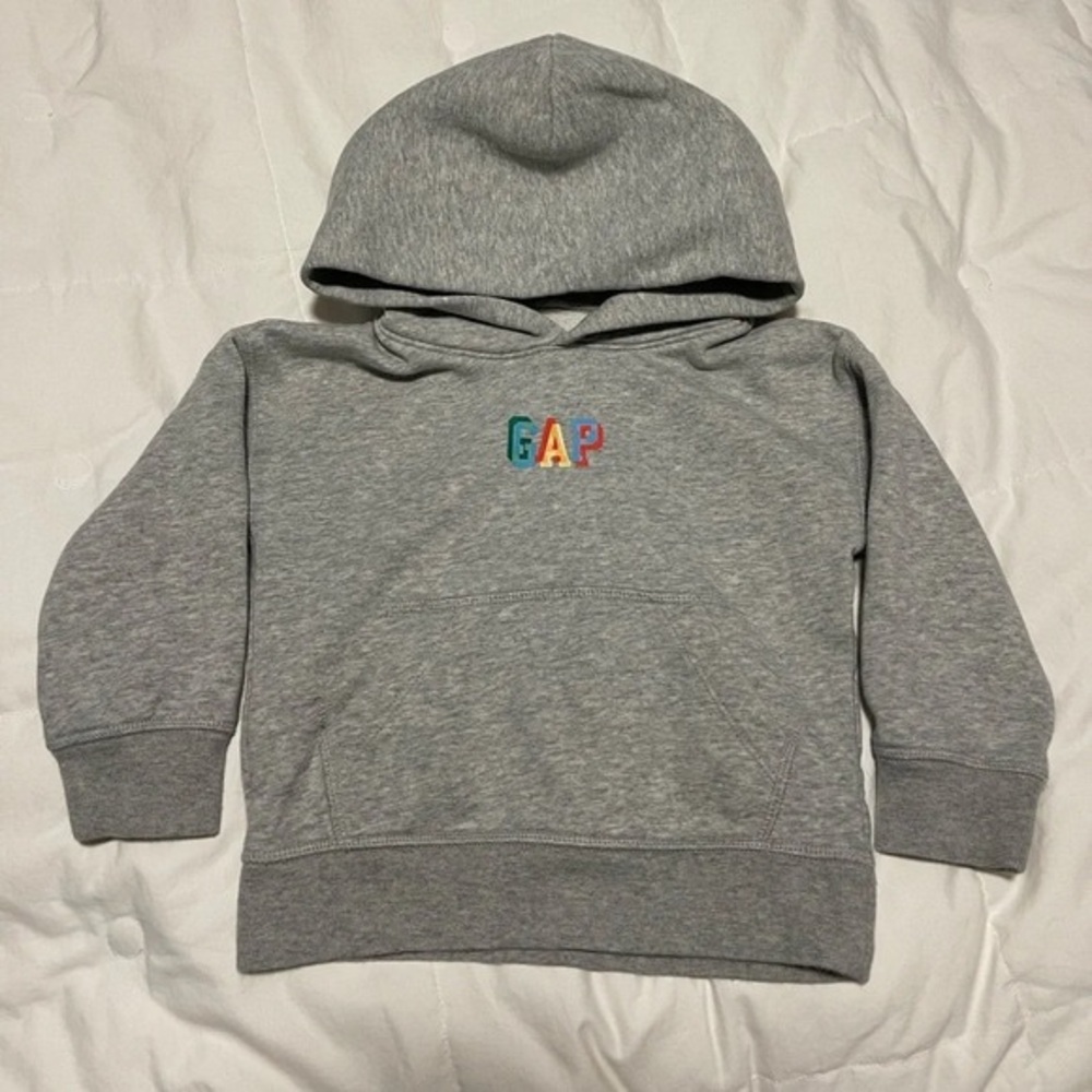 GAP Grey  Toddler Logo Hoodie